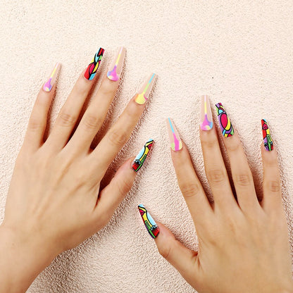 Creative artificial nails in playful design Acalora