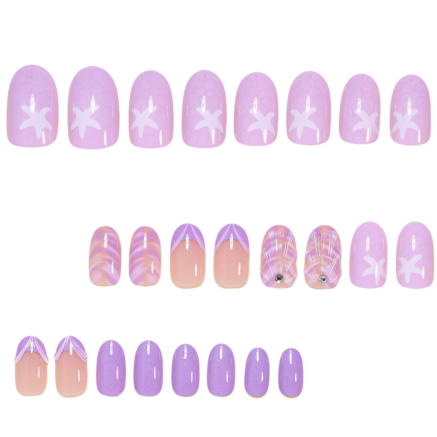 Ocean-Inspired Nail Art Set Acalora