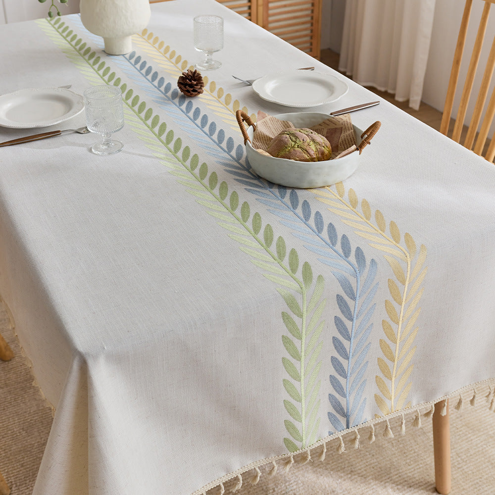 Elegant Bohemian-Inspired Tablecloth