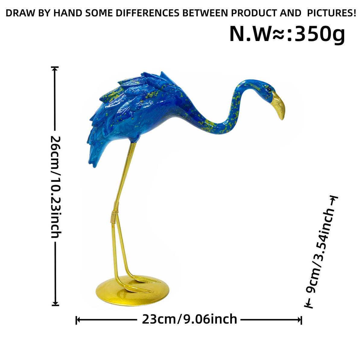Decorative Flamingo Sculpture Acalora