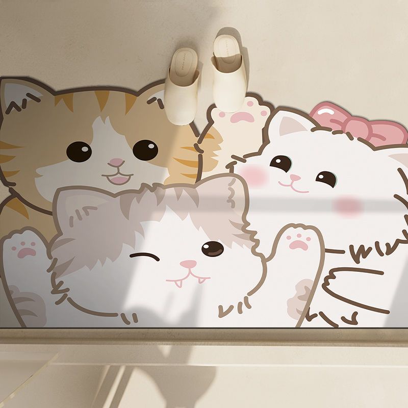Cute Penguin-Themed Bath Mat