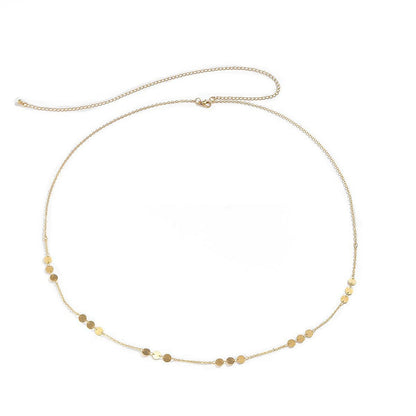 Delicate Beaded Chain Necklace Acalora