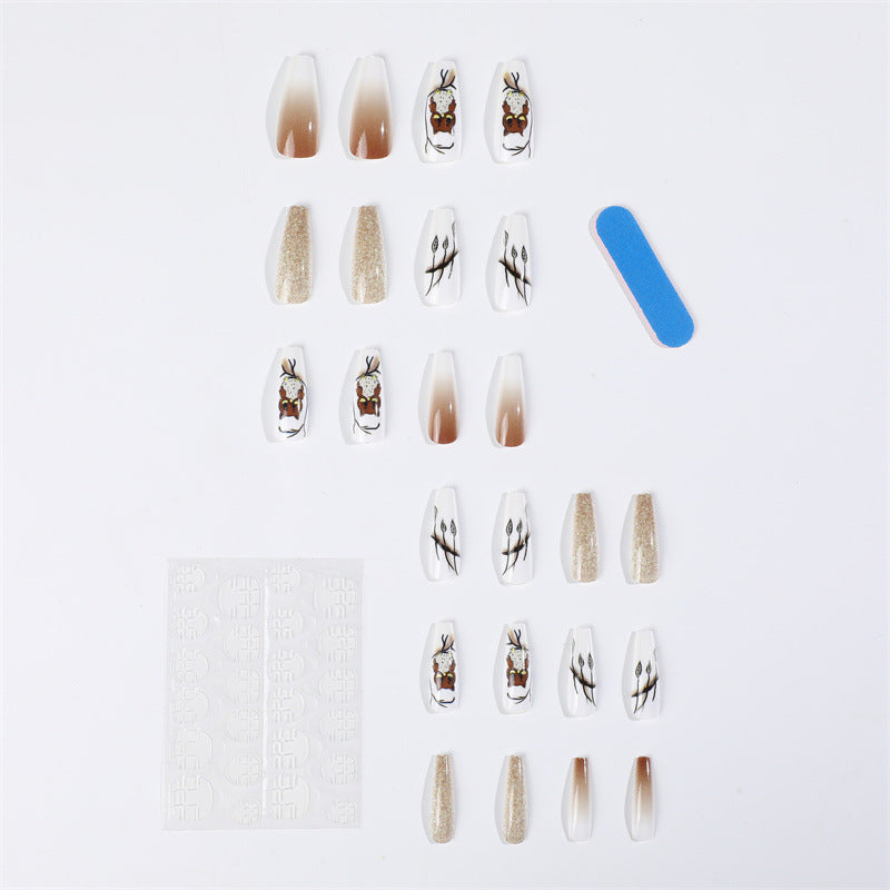 Creative animal design artificial nails Acalora