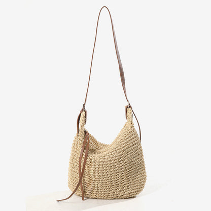 Women's Handbag made of braided cotton with comfortable shoulder strap Karnz
