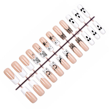 Halloween-Themed Press-On Nail Art Set Acalora