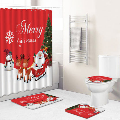Festive Christmas Bathroom Set