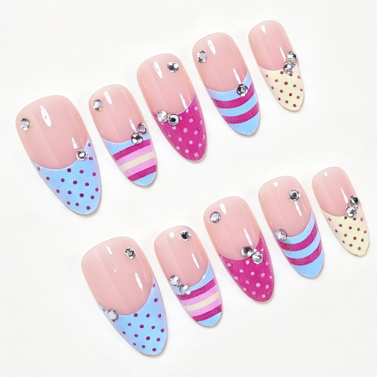 Decorative Stiletto Nail Art Tips Acalora