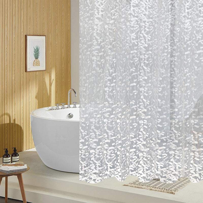 Elegant Textured Shower Curtain