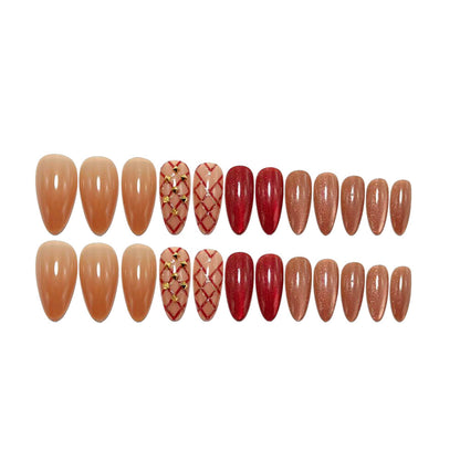 Artificial nail set in elegant and glamorous design Acalora