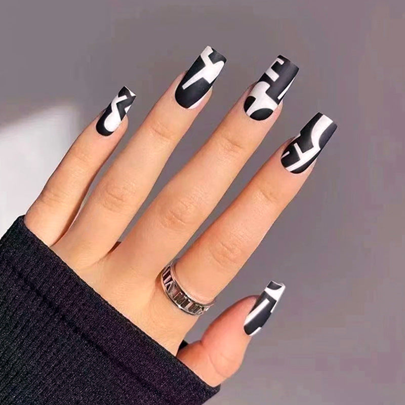 Artificial nail set with unique patterns Acalora