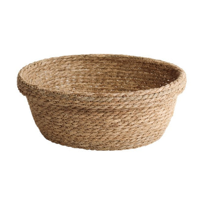 Handcrafted storage basket made of natural materials Acalora