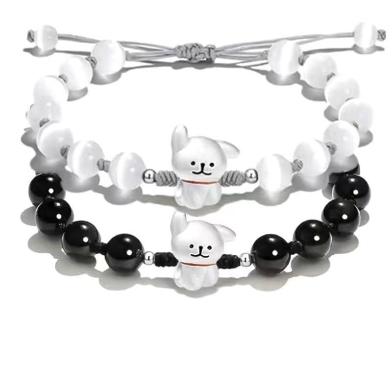Adjustable Cute Dog Charm Bracelet Acalora