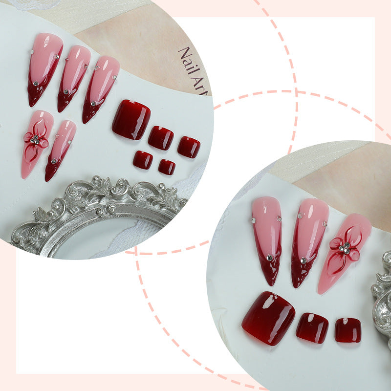 Elegant Decorative Press-On Nail Set Acalora 1788496206