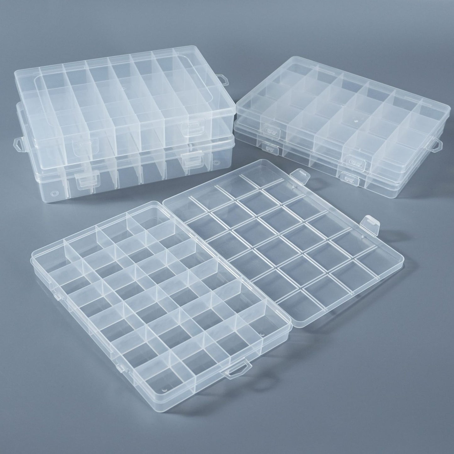 Clear Multi-Section Craft Organizer Acalora