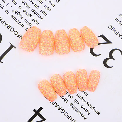 Glittering artificial nails in modern design Acalora
