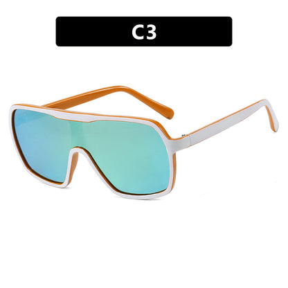 Women's oversized sunglasses with wide frame Karnz