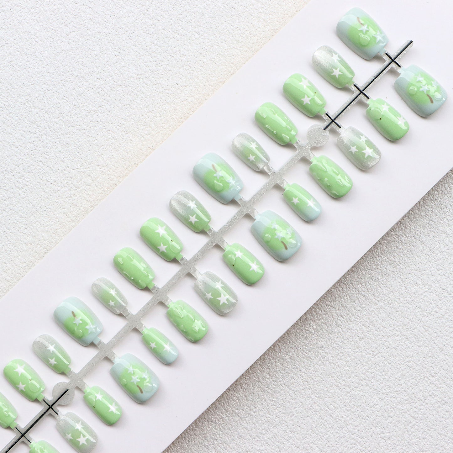 Starry Themed Press-On Nail Set Acalora