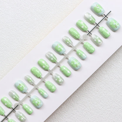 Starry Themed Press-On Nail Set Acalora