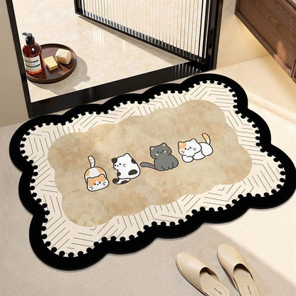 Adorable Dog-Themed Entrance Mat