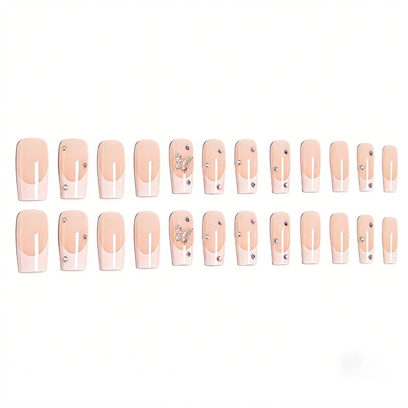Acrylic nail set with glamorous 3D applications Acalora