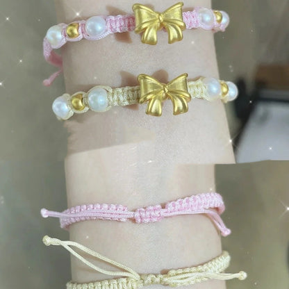Adjustable Bow Charm Bracelet Acalora 1788856994