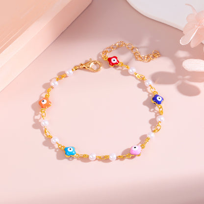 Colorful Charm Ankle Bracelet Acalora