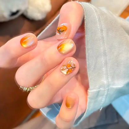Artificial nail set with shiny 3D accents Acalora