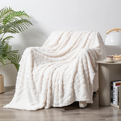 Unisex Cozy Plush Throw Blanket