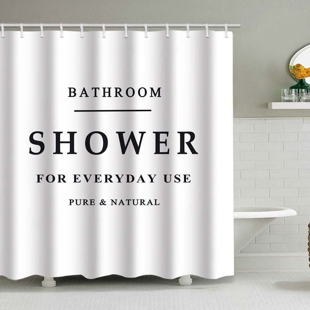 Elegant Bathroom Shower Curtain