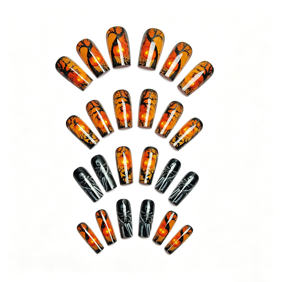 Halloween-Themed Artistic Nail Art Acalora