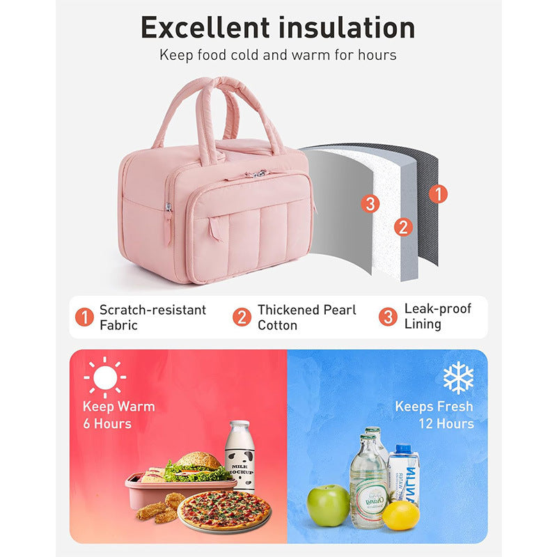 Versatile Quilted Travel Duffle Bag Acalora