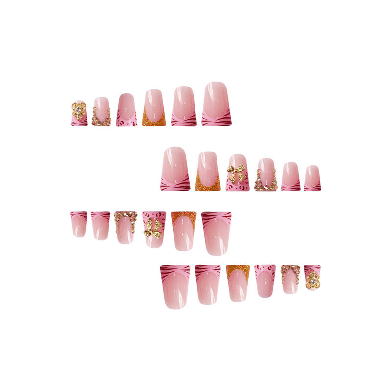 Floral Design Press-On Nails Acalora