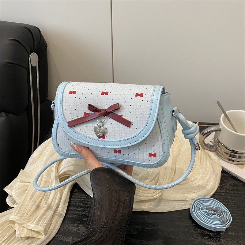 Adorable Bow-Embellished Crossbody Bag Acalora