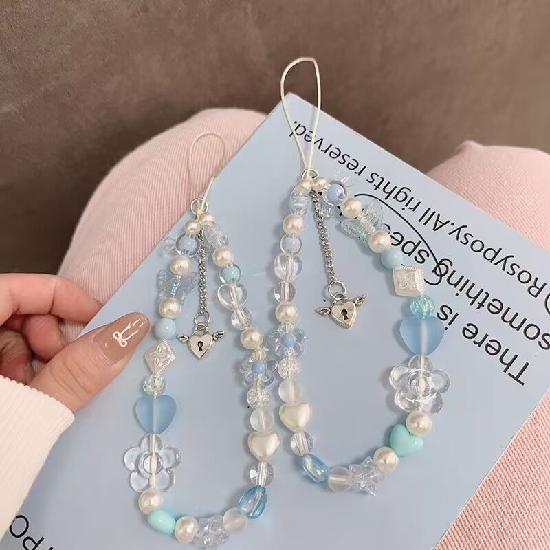 Decorative Beaded Phone Charm Acalora