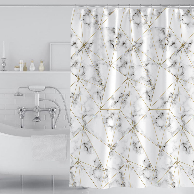Artistic Geometric Shower Curtain