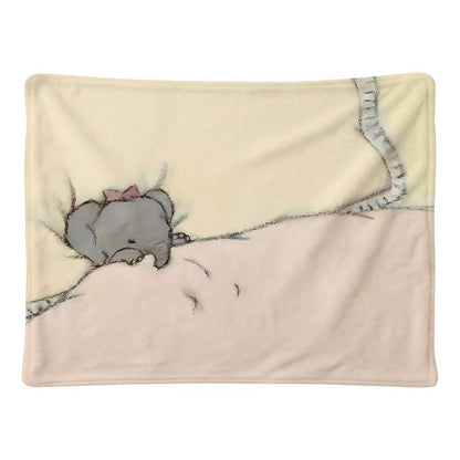 Cozy Cartoon Character Blanket