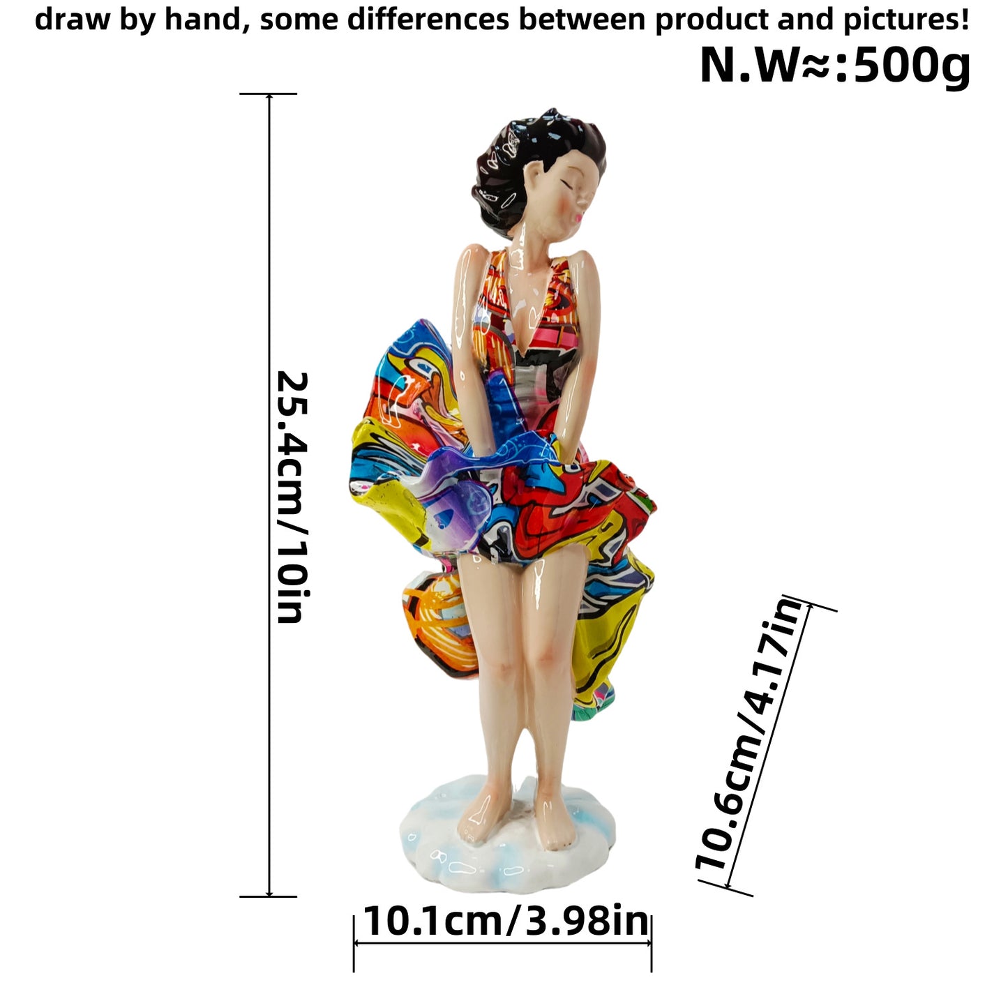 Artistic figure with beach design Acalora