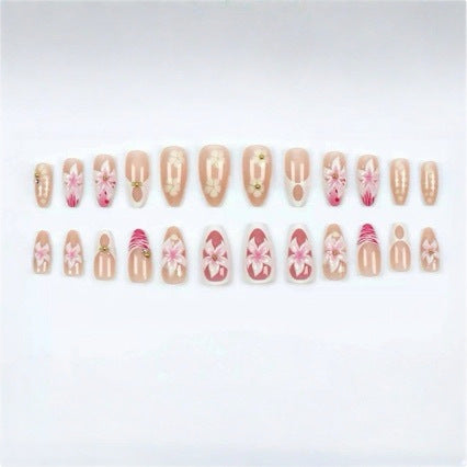 Floral 3D Nail Art Acalora