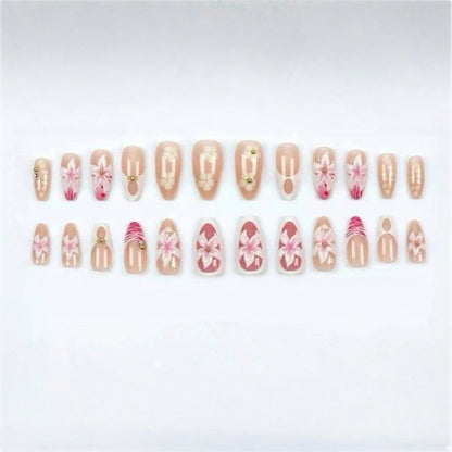 Floral 3D Nail Art Acalora