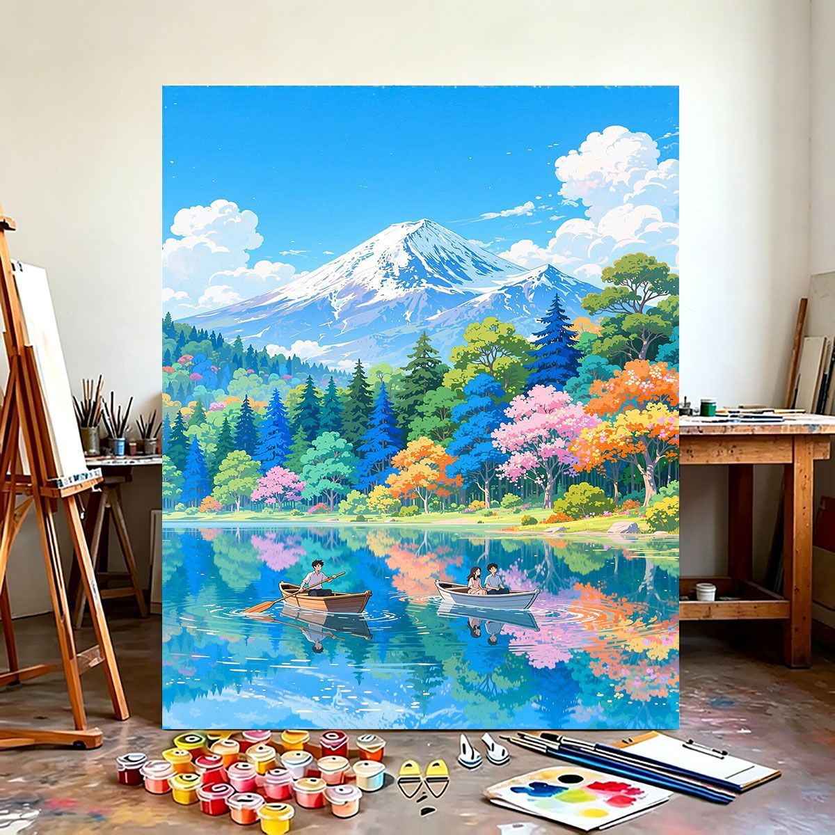 Scenic Mountain Landscape Wall Art