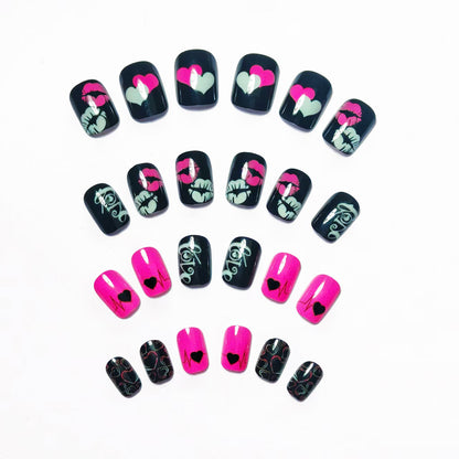 Creative Love-Themed Nail Art Acalora