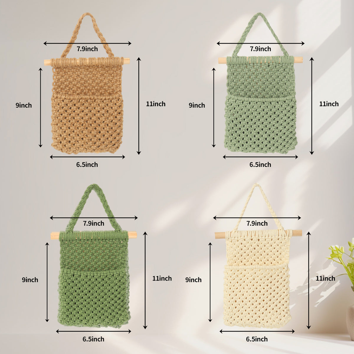 Decorative Crochet Storage Bag
