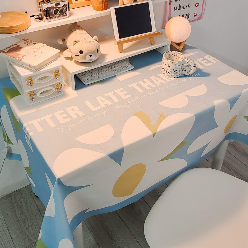 Decorative Checked Tablecloth