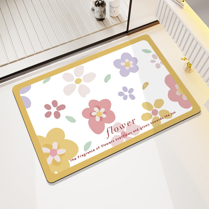 Decorative Honeycomb Bath Mat Acalora