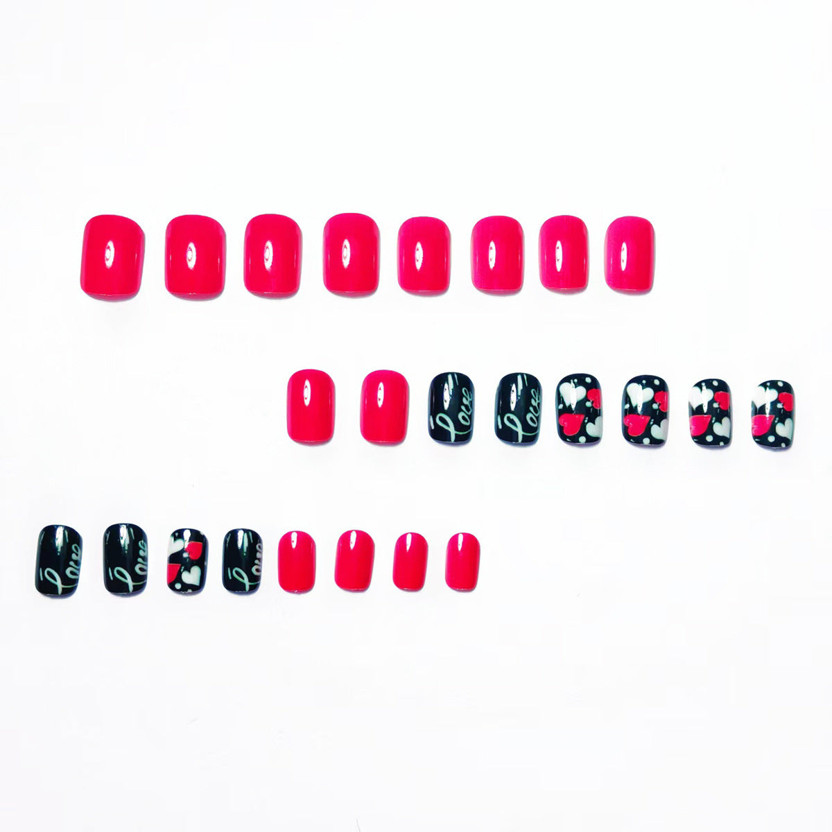 Creative Love-Themed Nail Art Acalora