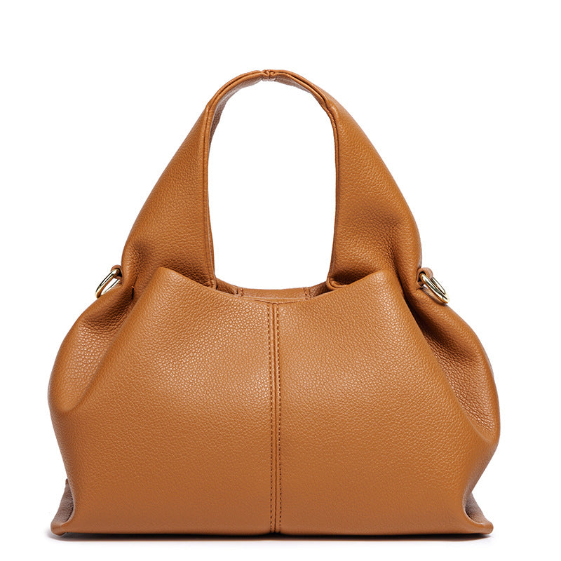 Chic Structured Leather Handbag Acalora