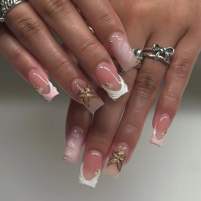 Elegant Long-Lasting Press-On Nail Art Acalora