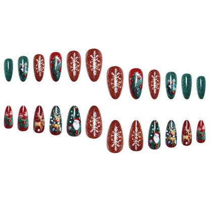 Holiday Themed Decorative Nail Art Acalora