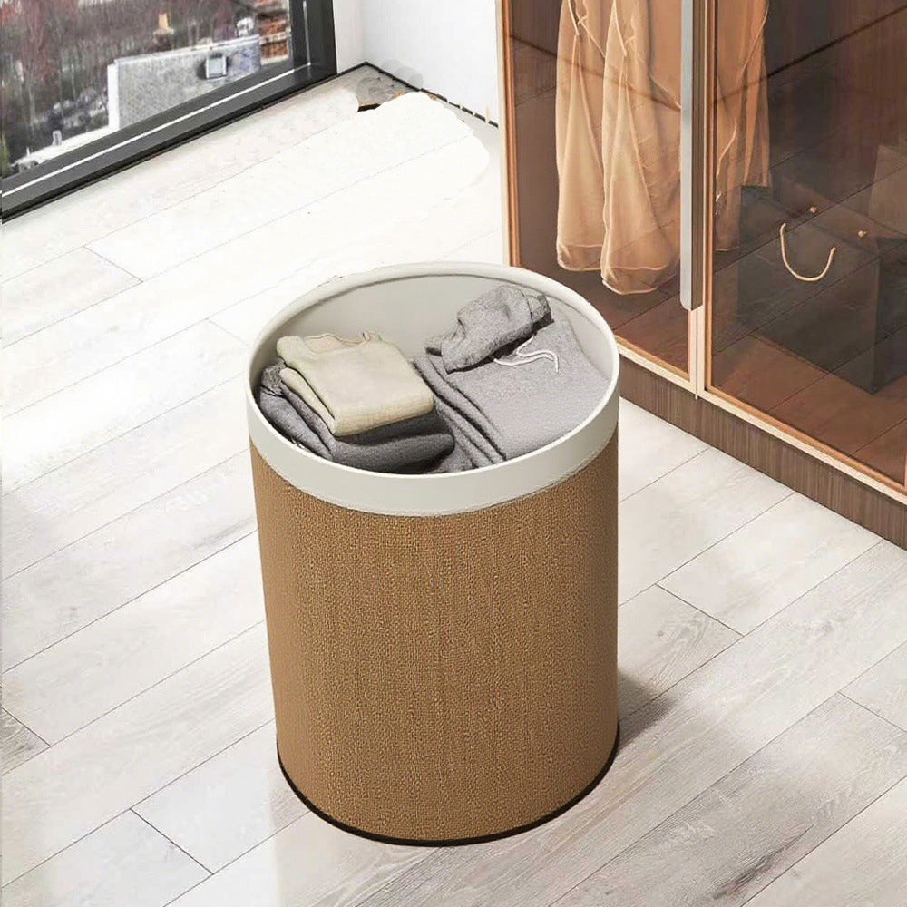 Elegant laundry container with removable lid and sturdy handles Acalora