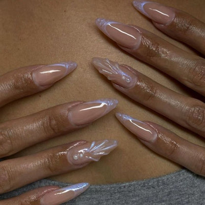 Artificial nail set with elegant 3D design Acalora